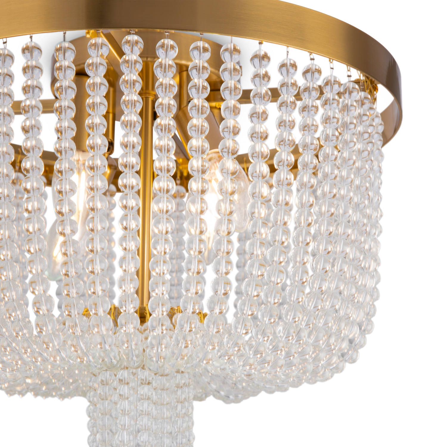 Freya Crystal Ornament Потолочный светильник цвет: латунь FR1008CL-04BS