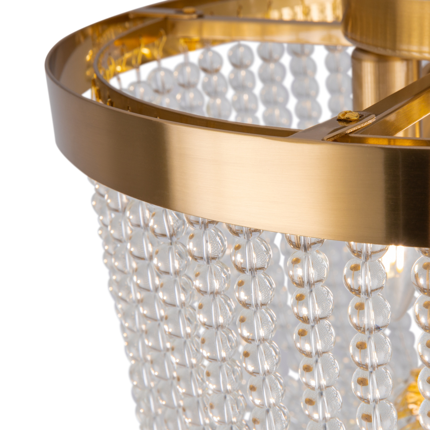 Freya Crystal Ornament Потолочный светильник цвет: латунь FR1008CL-04BS