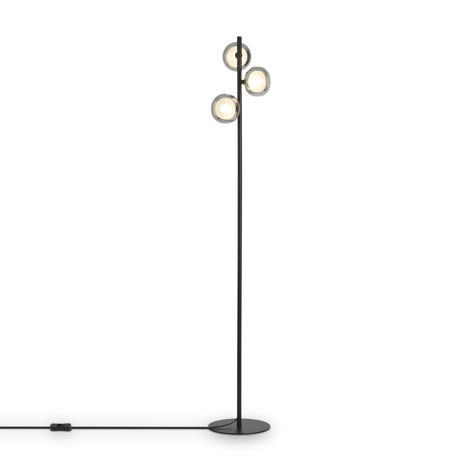 Freya Modern Shimmer Напольный светильник (торшер) цвет: черный FR5435FL-03B