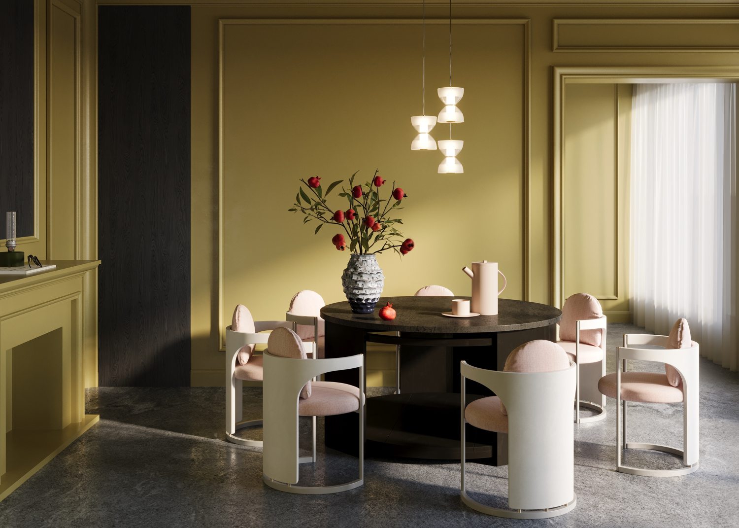 Freya LED Koil Подвесной светильник цвет: латунь FR6136PL-L18BT