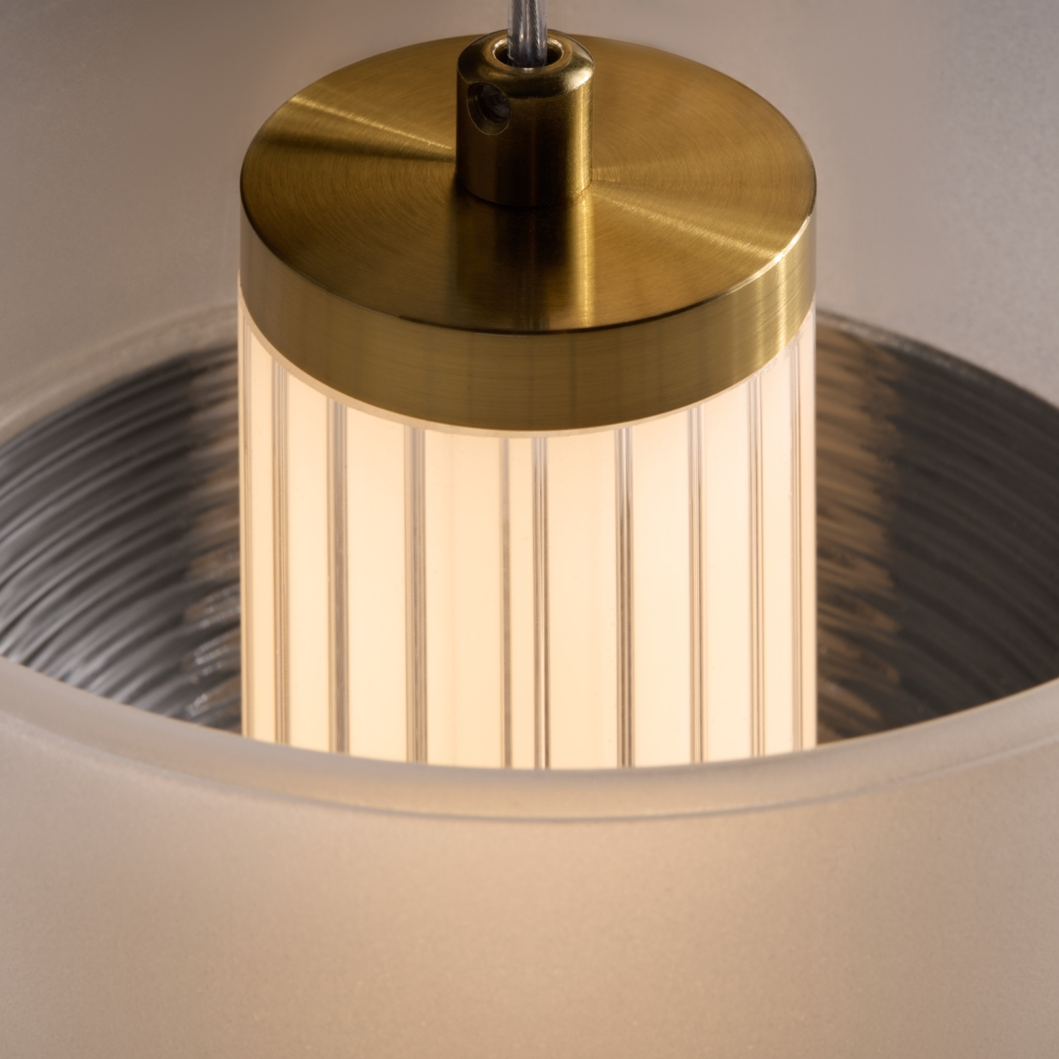 Freya LED Koil Подвесной светильник цвет: латунь FR6136PL-L18BT