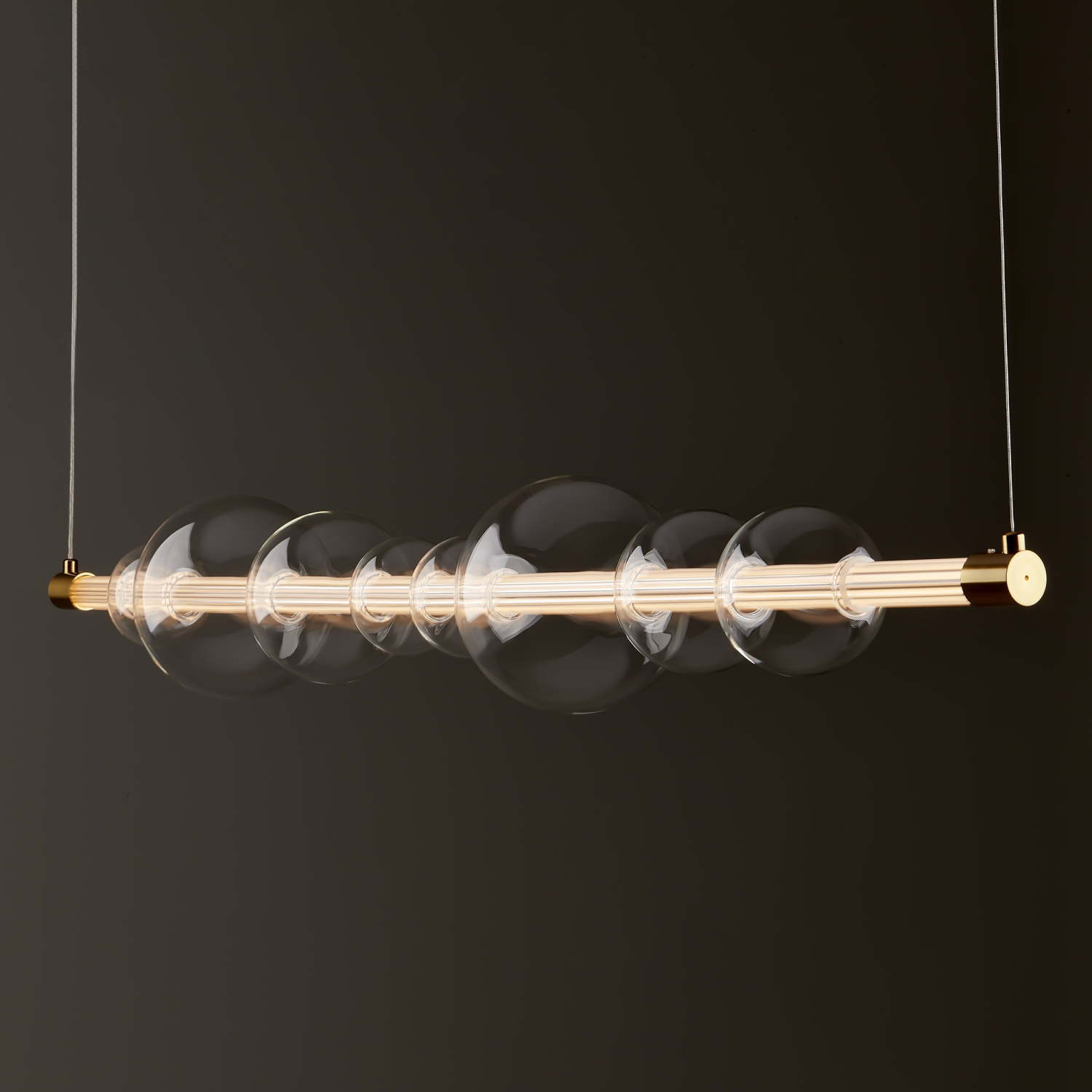 Freya Modern Glaze Подвесной светильник цвет: латунь FR5396PL-L13BS