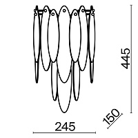 Freya Modern Lucrecia Настенный светильник (бра) цвет: французское золото FR5217WL-02FG