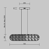 Freya LED Eclat Подвесной светильник цвет: латунь FR6182PL-L18W