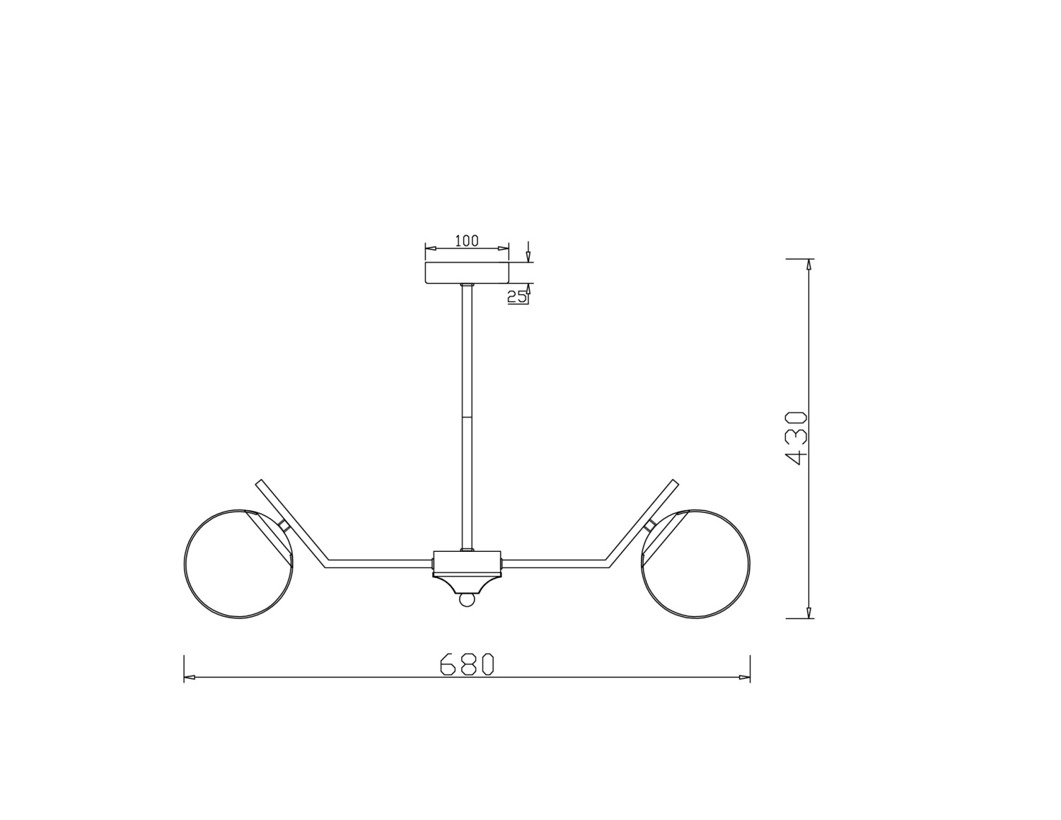 Freya Modern Moonrock Люстра цвет: латунь FR5173PL-06BS
