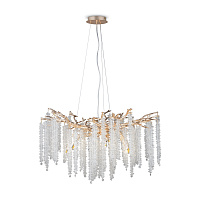 Freya Crystal Mineral Подвесной светильник цвет: золото FR1010PL-10G