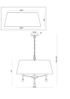 Freya Classic Rosemary Подвесной светильник цвет: латунь FR5190PL-05BS3