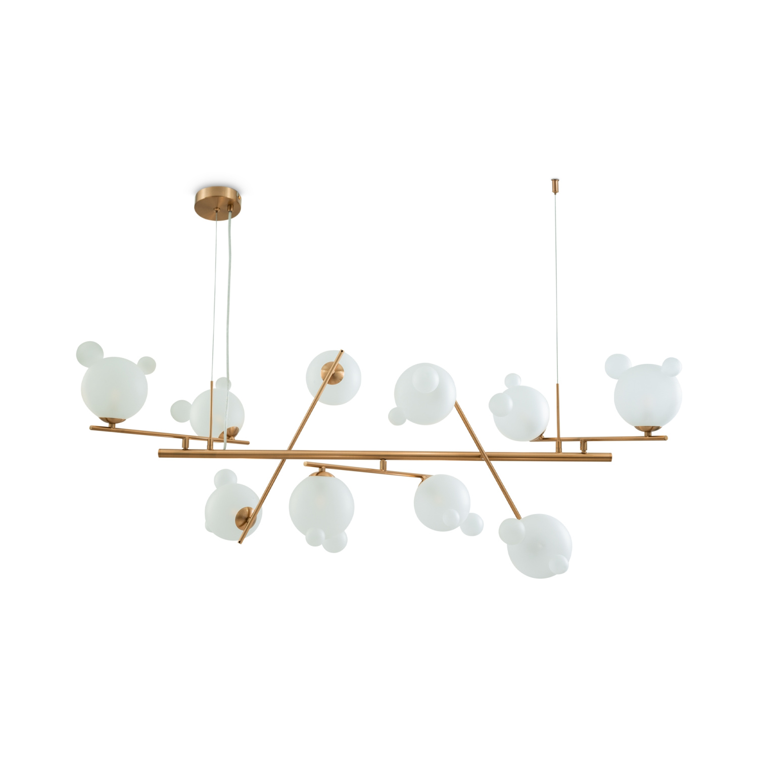 Freya Modern Flaty Подвесной светильник цвет: латунь FR5374PL-10BS