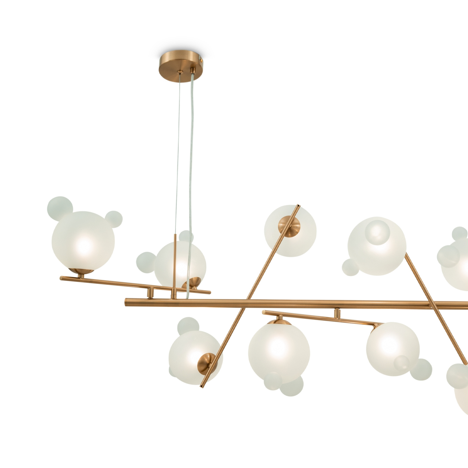 Freya Modern Flaty Подвесной светильник цвет: латунь FR5374PL-10BS