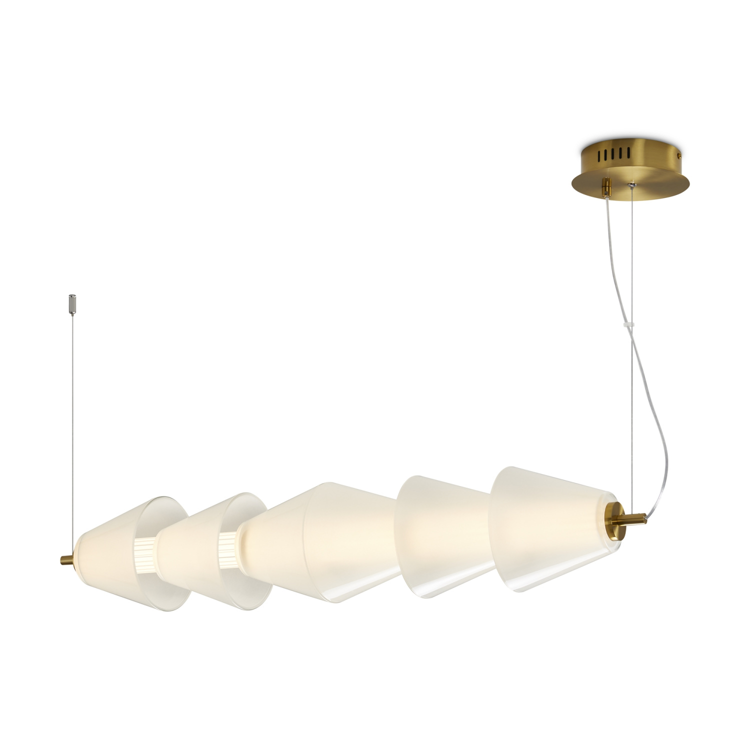 Freya LED Plum Подвесной светильник цвет: латунь FR6137PL-L21BT2