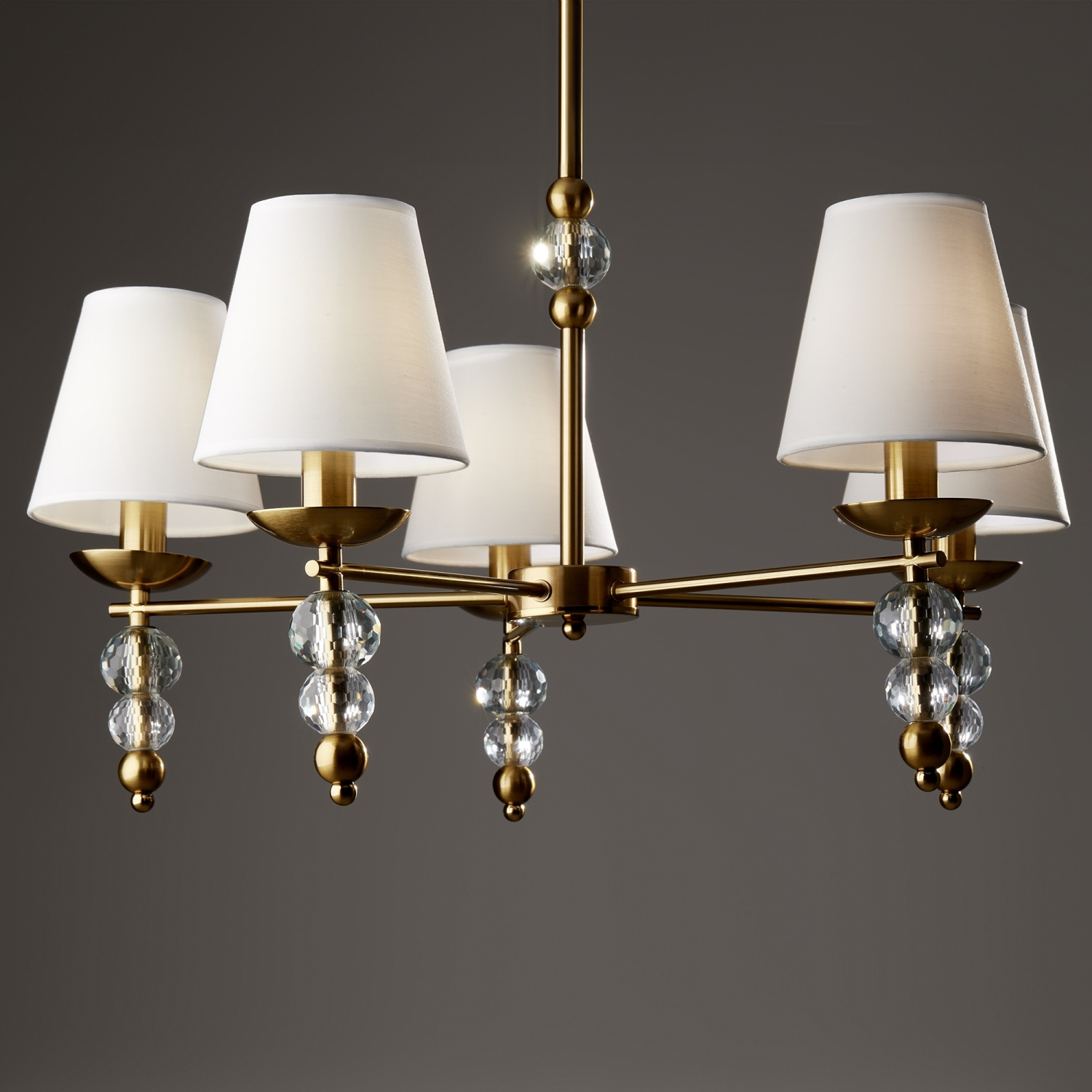 Freya Crystal Side Потолочный светильник цвет: латунь FR1009CL-05BS