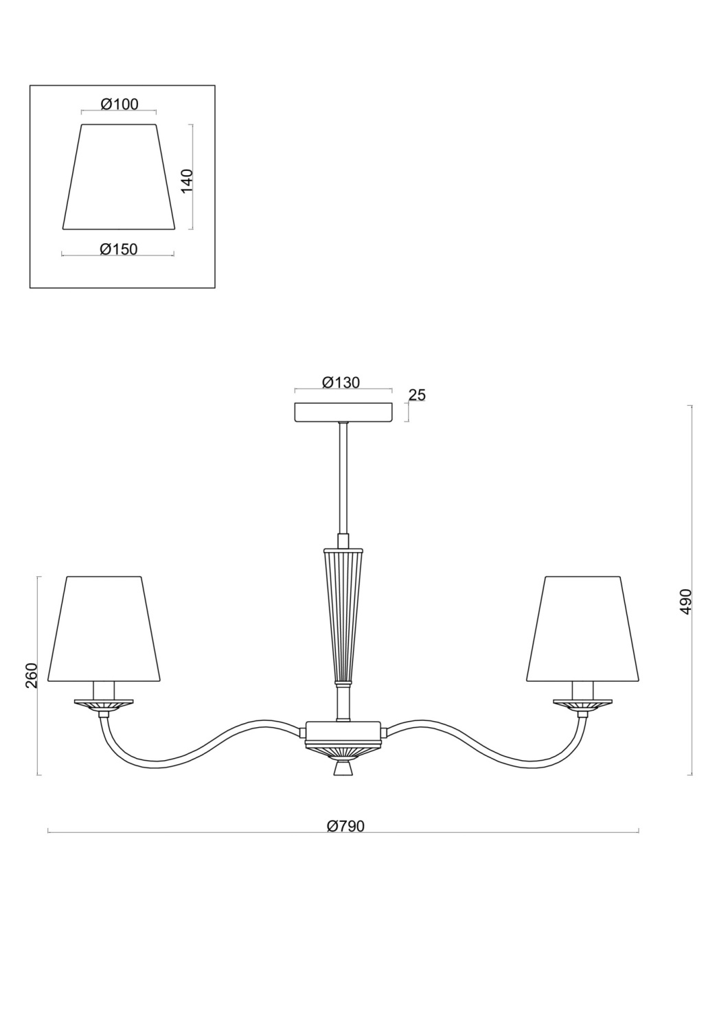 Freya Classic Osborn Люстра цвет: никель FR2027PL-07N