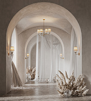 Freya Classic Ceramics Настенный светильник (бра) цвет: латунь FR2029WL-01BS