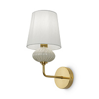 Freya Classic Ceramics Настенный светильник (бра) цвет: латунь FR2029WL-01BS