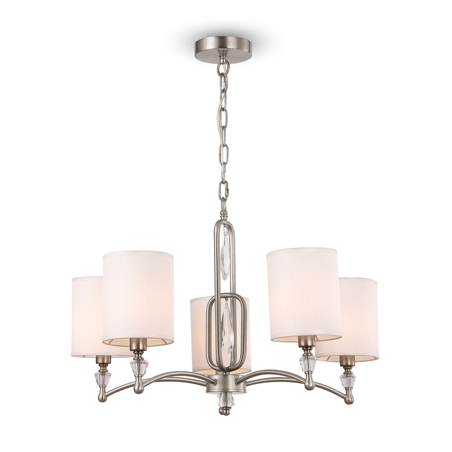 Freya Crystal Riverside Подвесной светильник цвет: никель FR1007PL-05N