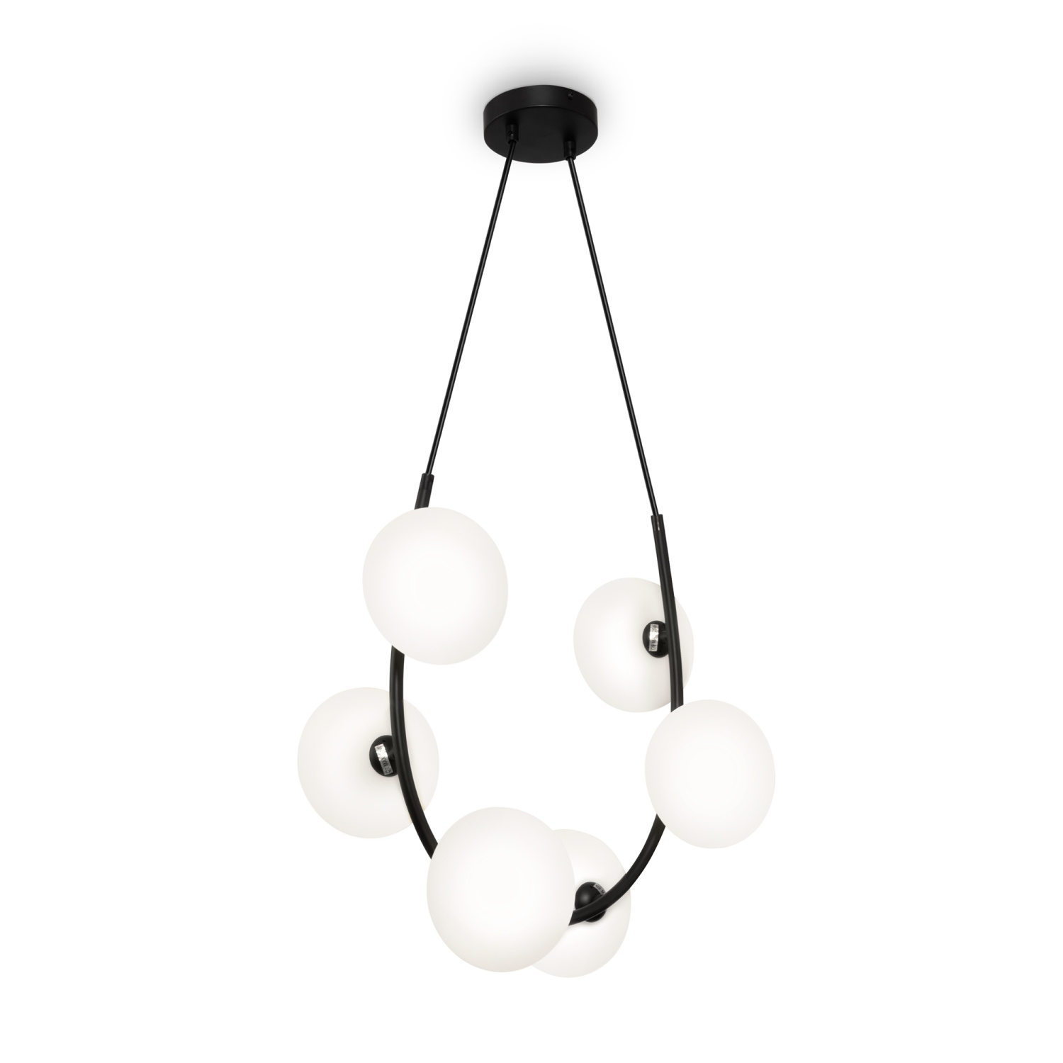 Freya Loft Perlina Люстра цвет: черный FR4005PL-06B2