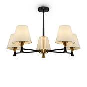 Freya Modern Perfetto Люстра цвет: черный и латунь FR5098PL-05BBS