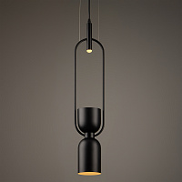 Freya Modern Achillea Подвесной светильник цвет: черный FR5400PL-01B