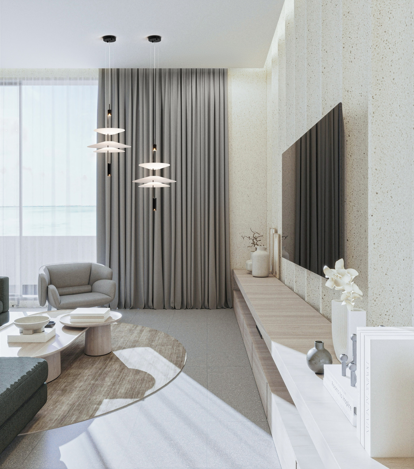 Freya LED Mono Подвесной светильник цвет: черный FR6190PL-L7WB