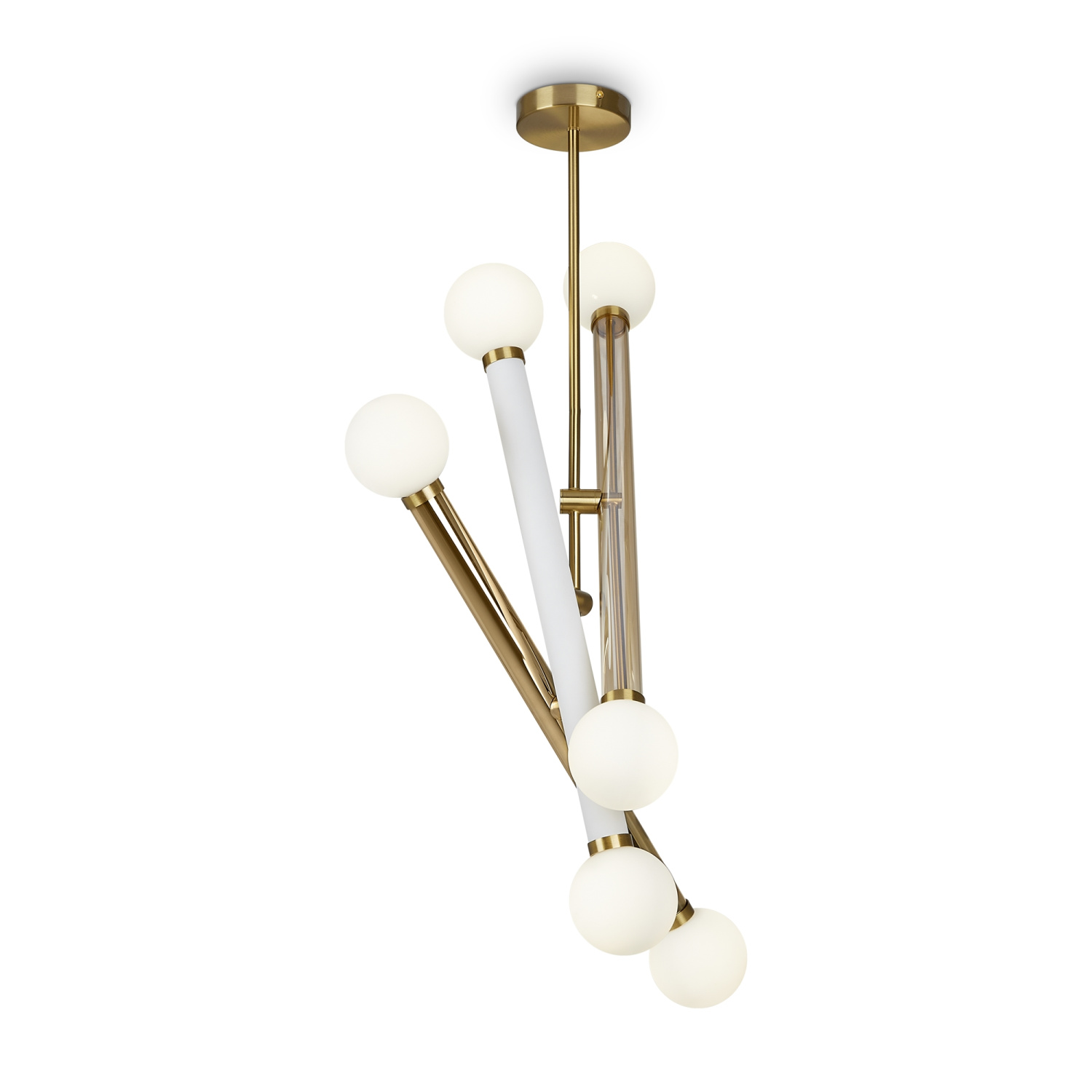 Freya Modern Cross Подвесной светильник цвет: золото FR5381PL-06G