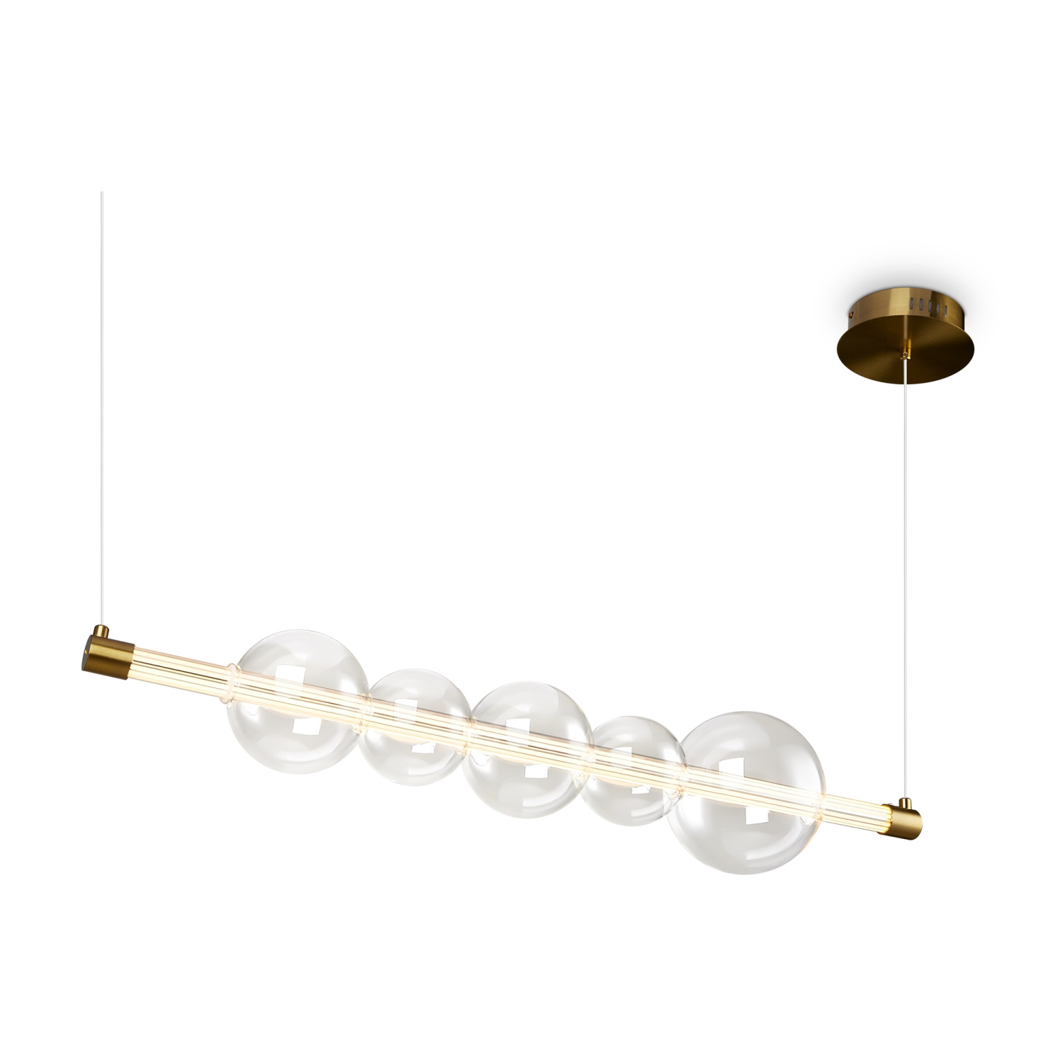 Freya Modern Glaze Подвесной светильник цвет: латунь FR5396PL-L11BS