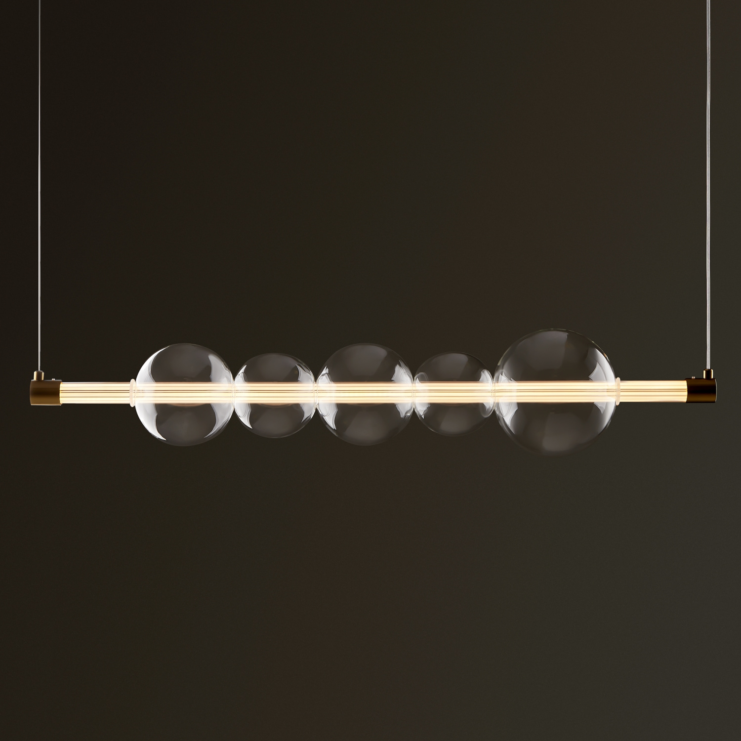 Freya Modern Glaze Подвесной светильник цвет: латунь FR5396PL-L11BS