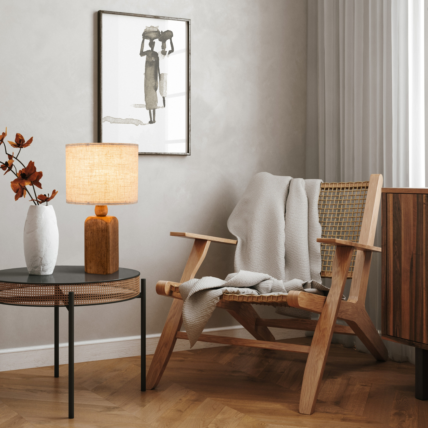 Freya Modern Forest Настольный светильник цвет: дерево FR5326TL-01W