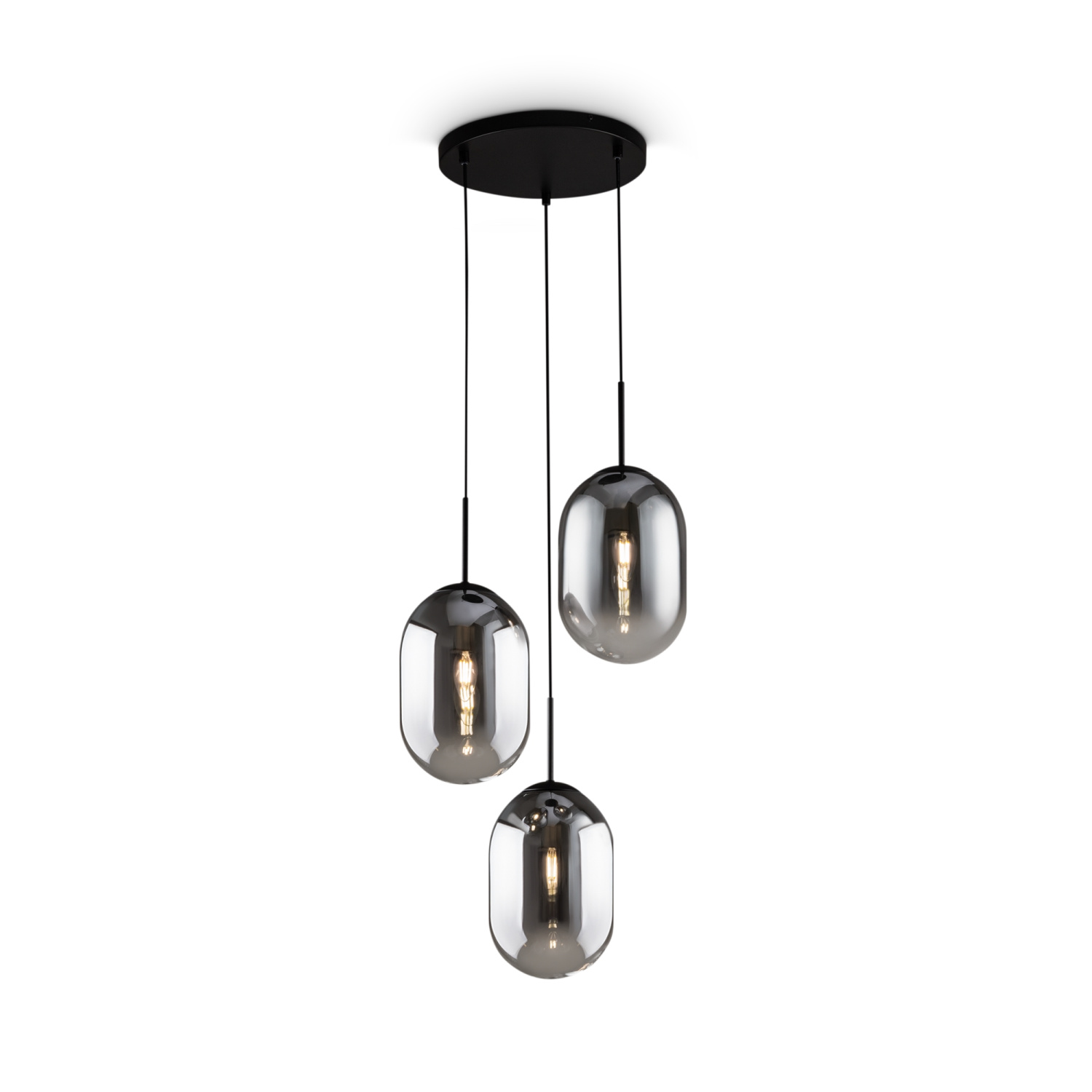 Freya Crystal Tesse Подвесной светильник цвет: черный FR1011PL-03B