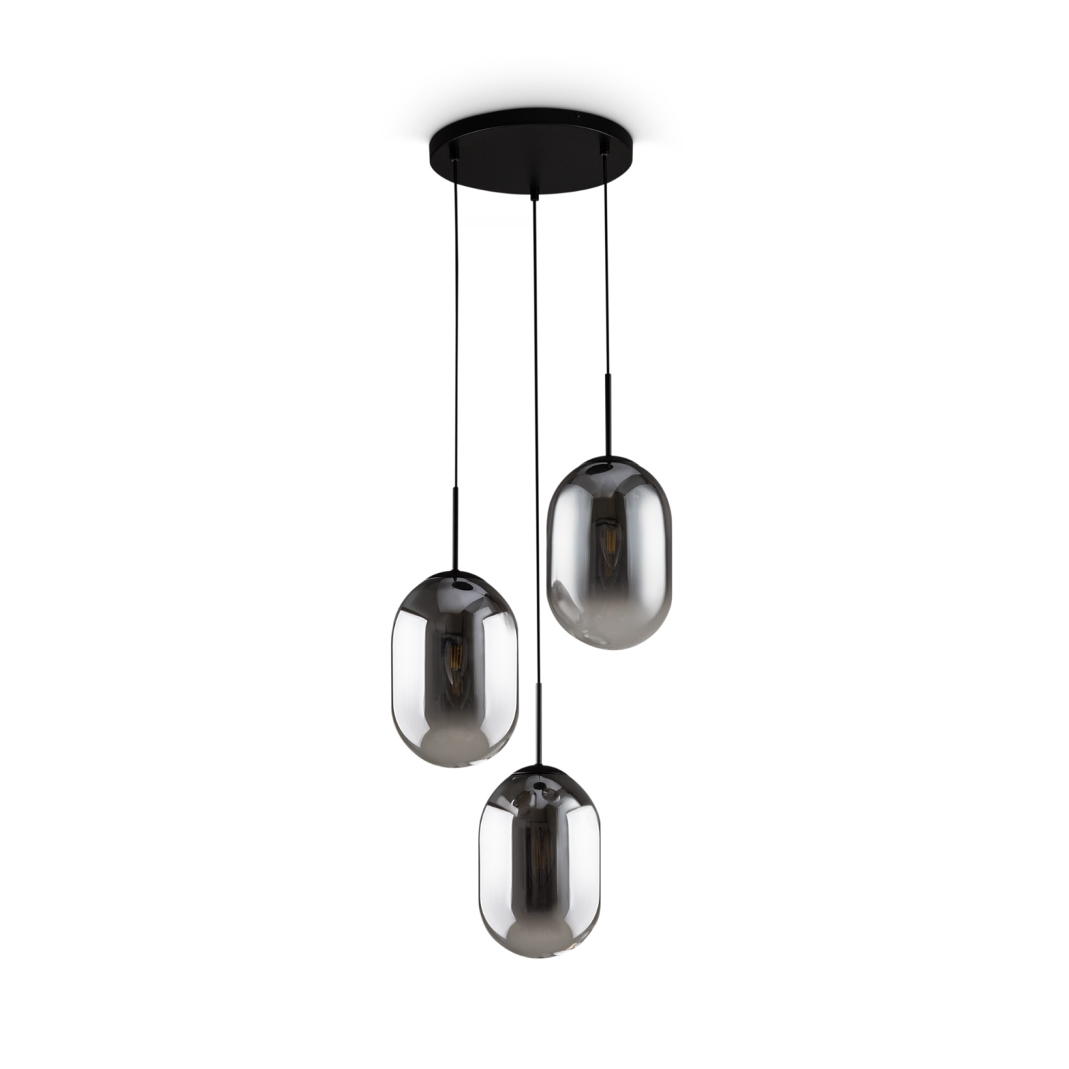 Freya Crystal Tesse Подвесной светильник цвет: черный FR1011PL-03B