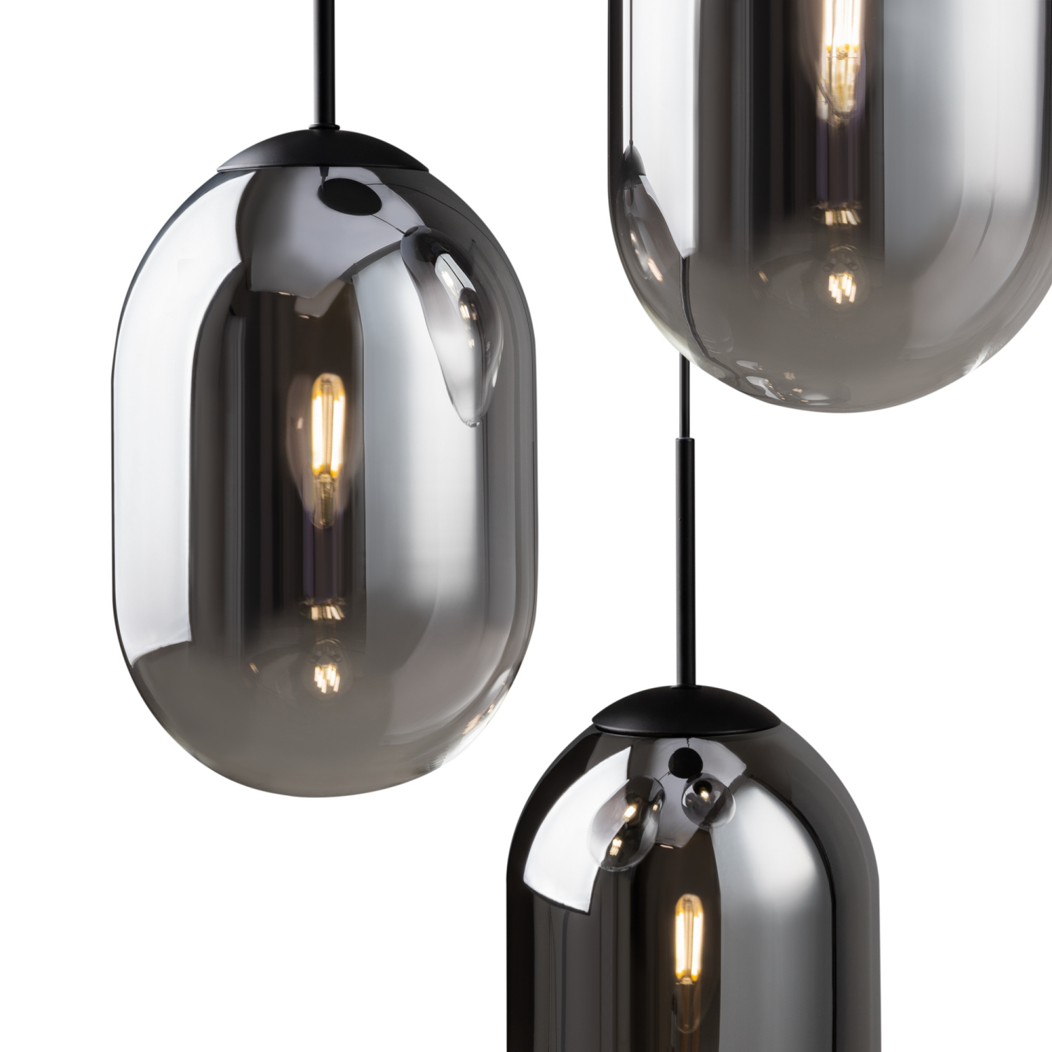 Freya Crystal Tesse Подвесной светильник цвет: черный FR1011PL-03B