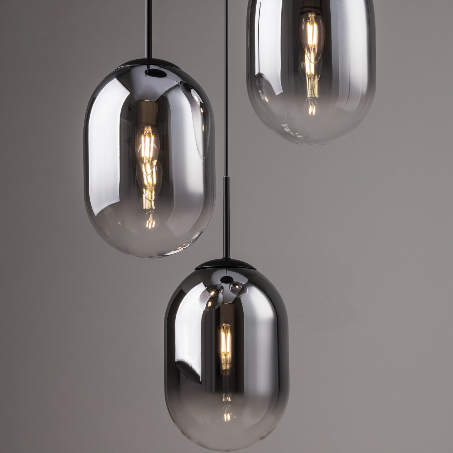 Freya Crystal Tesse Подвесной светильник цвет: черный FR1011PL-03B