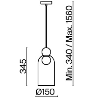 Freya Modern Focus Подвесной светильник цвет: золото FR5220PL-01G