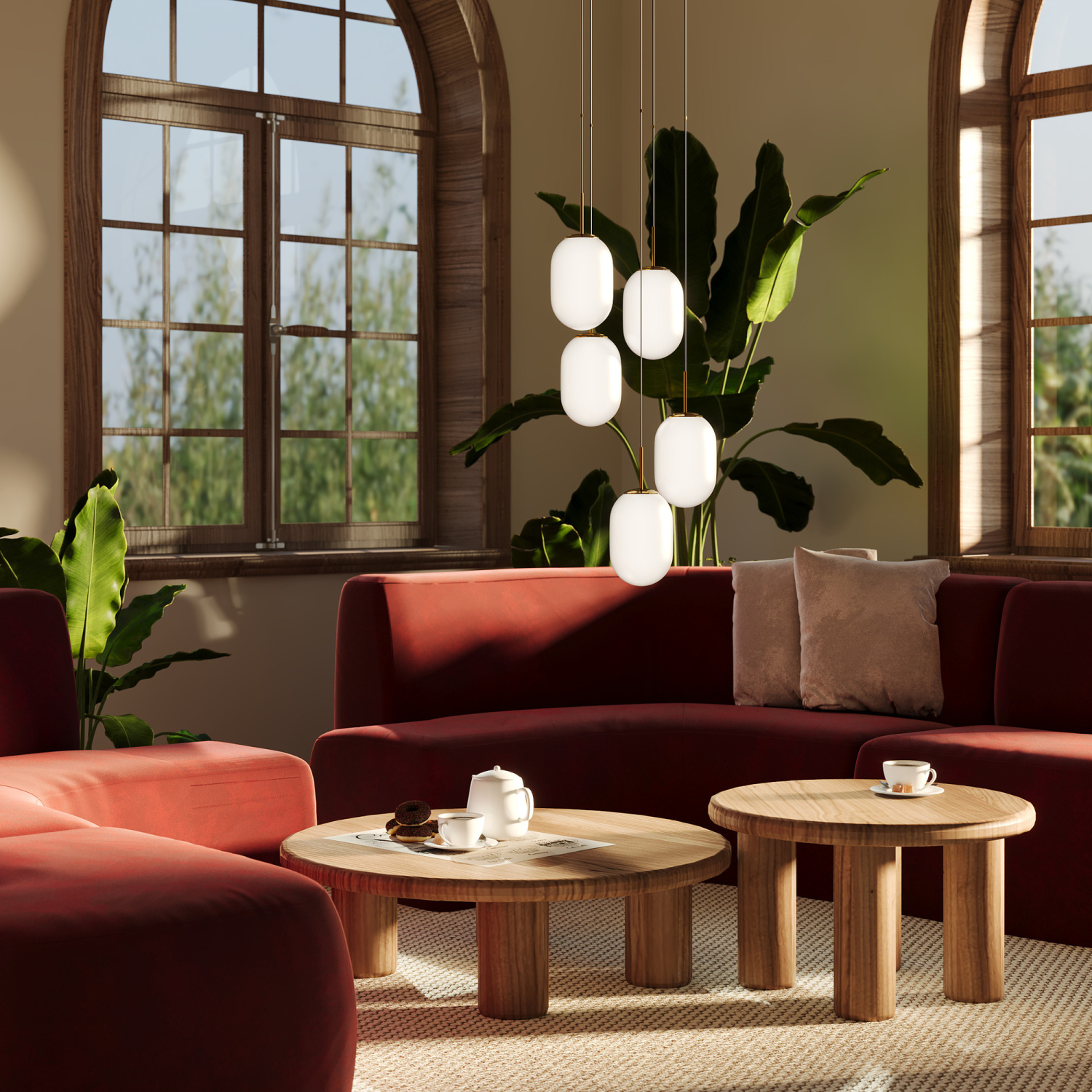 Freya Crystal Sharlot Подвесной светильник цвет: латунь FR1012PL-05BS