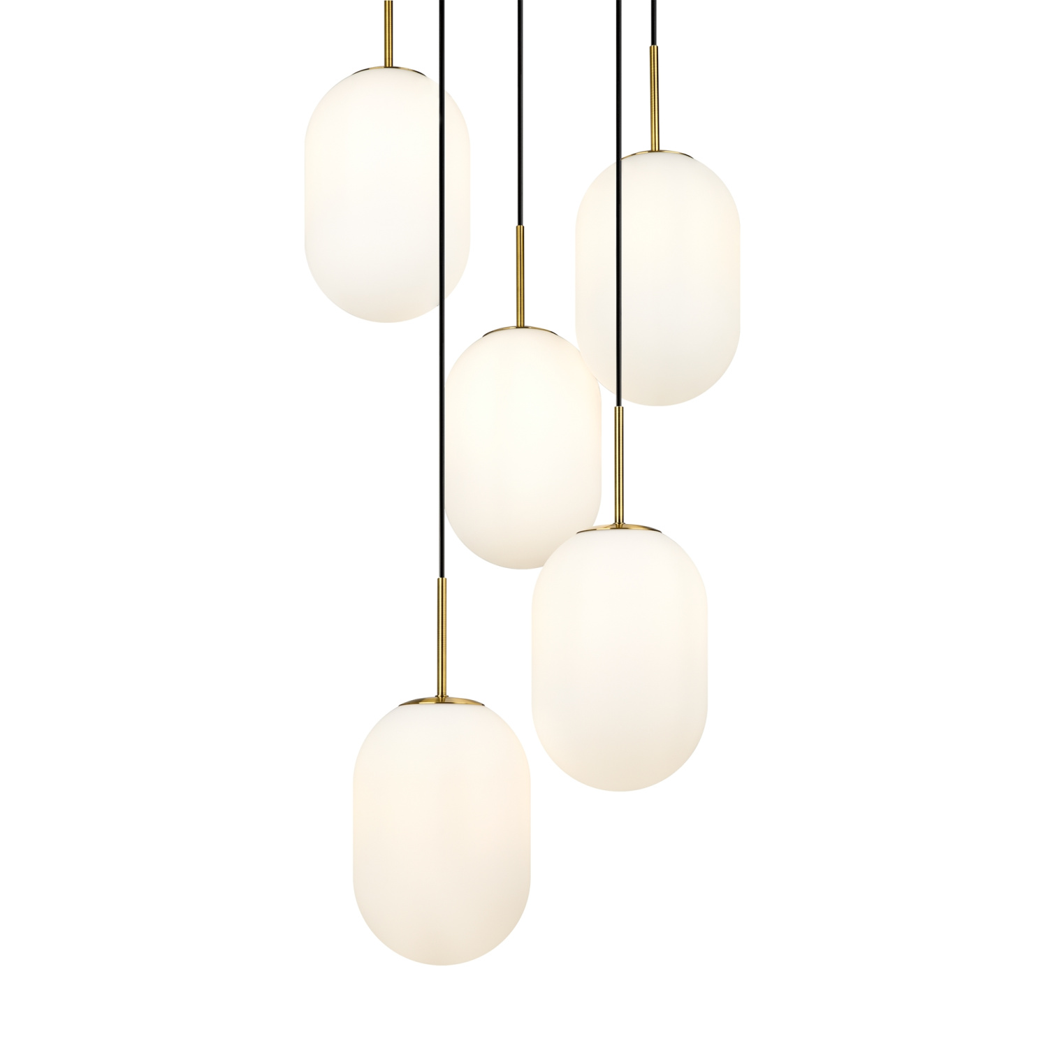 Freya Crystal Sharlot Подвесной светильник цвет: латунь FR1012PL-05BS