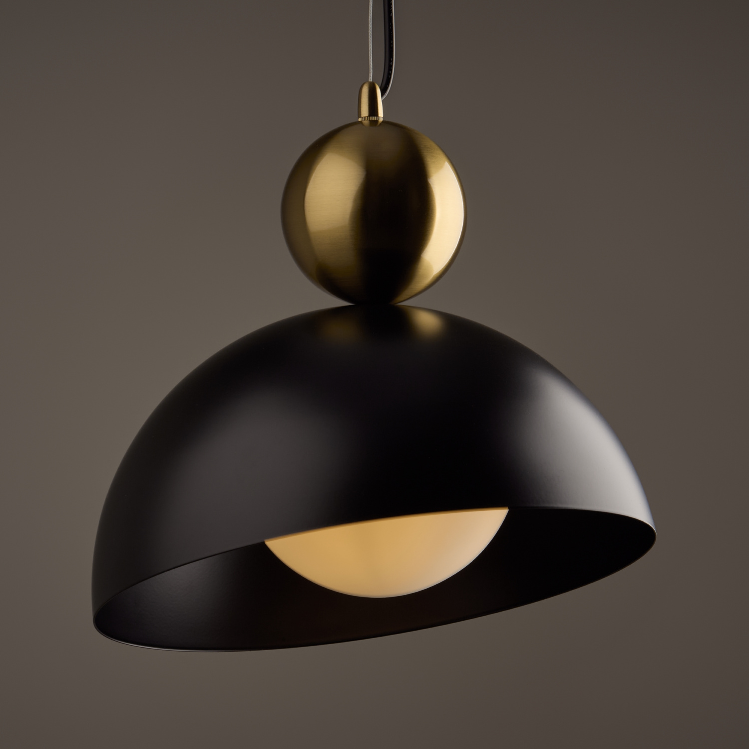 Freya Modern Bowl Подвесной светильник цвет: черный FR5439PL-01B