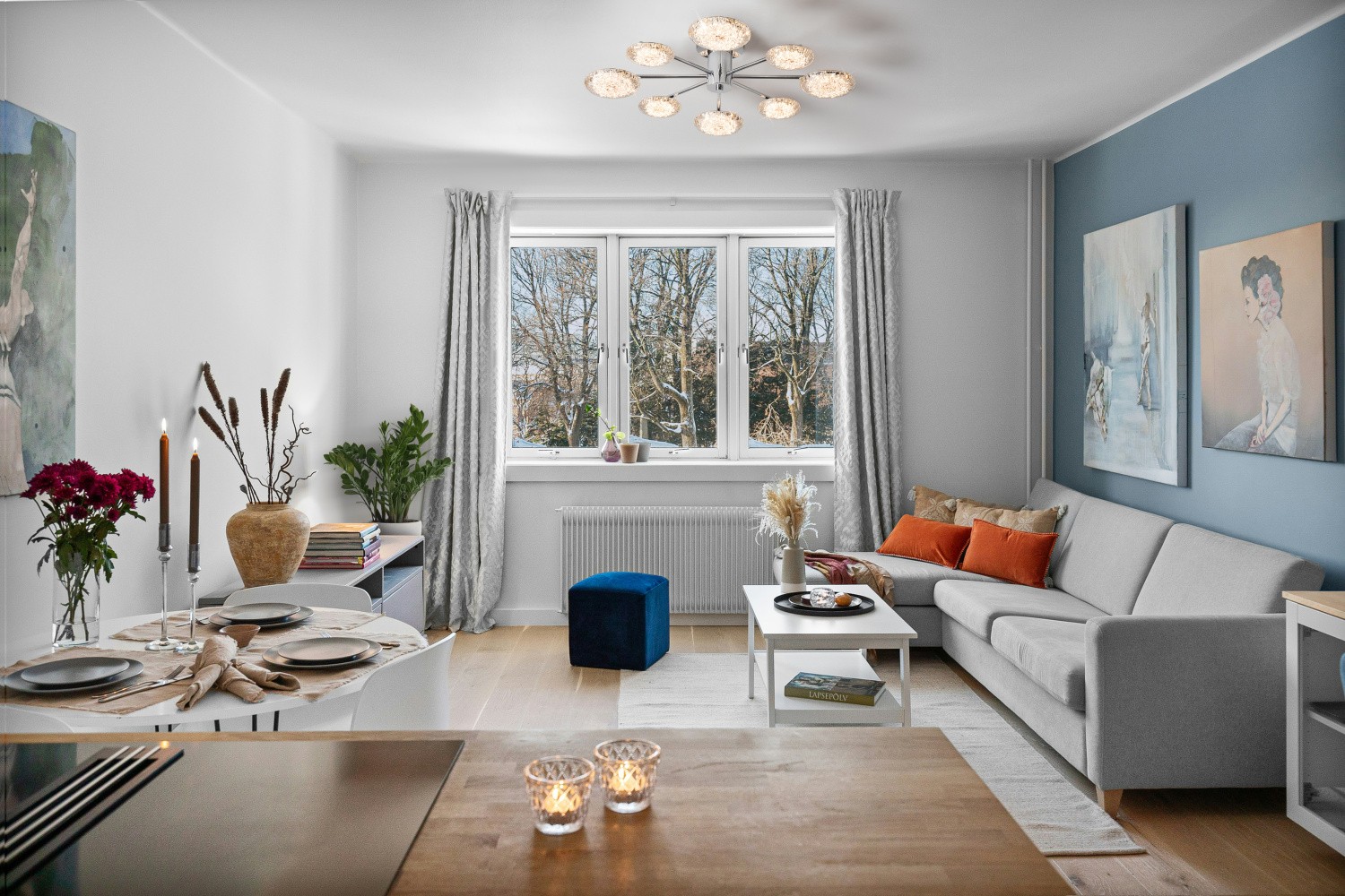 Freya Modern Plane Потолочный светильник цвет: хром FR5531CL-L42CH