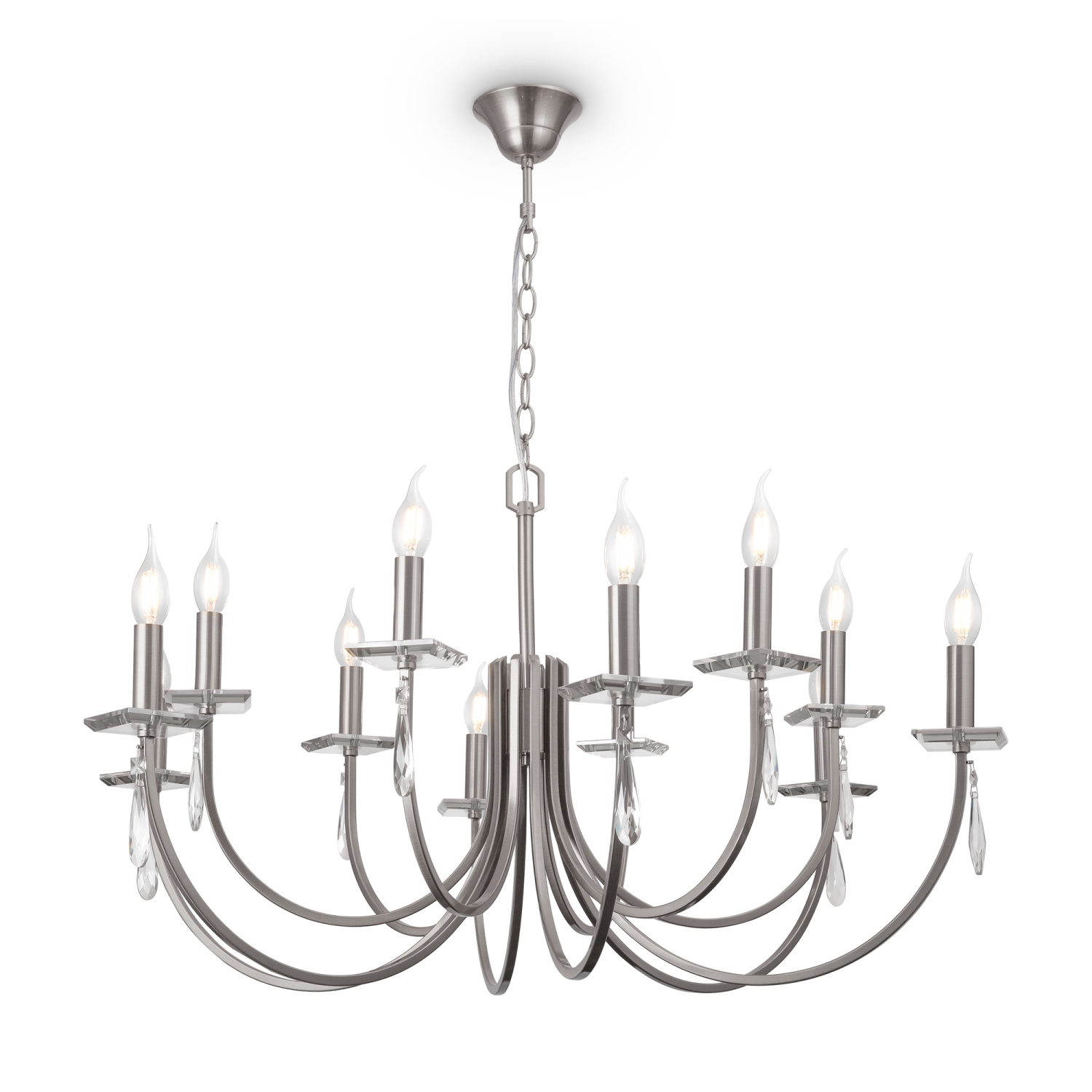 Freya Crystal Forte Люстра цвет: никель FR1006PL-12N