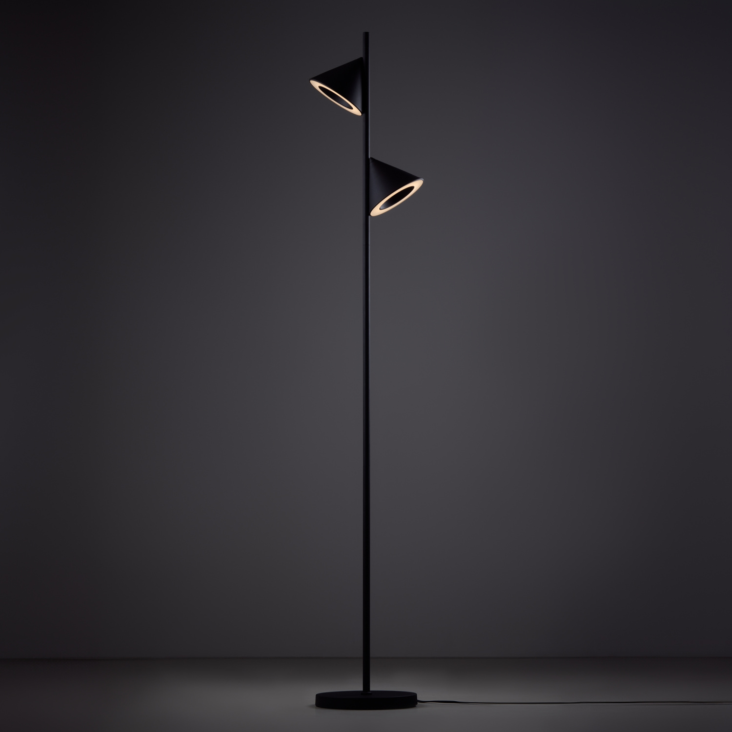 Freya LED Etro Напольный светильник (торшер) цвет: черный FR6141FL-L14B