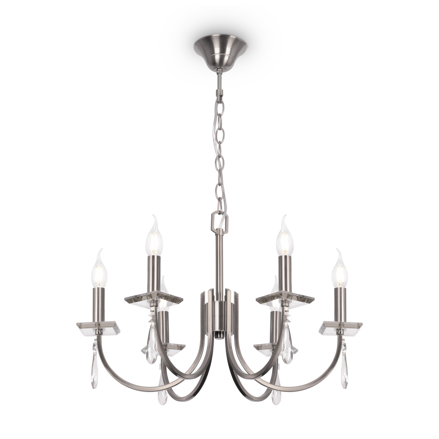 Freya Crystal Forte Люстра цвет: никель FR1006PL-06N