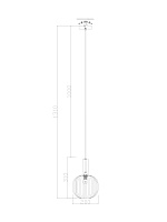 Freya Modern Zelma Подвесной светильник цвет: латунь FR8012PL-01AM