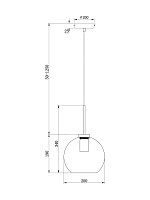 Freya Modern Bravis Подвесной светильник цвет: латунь FR8002PL-01BS