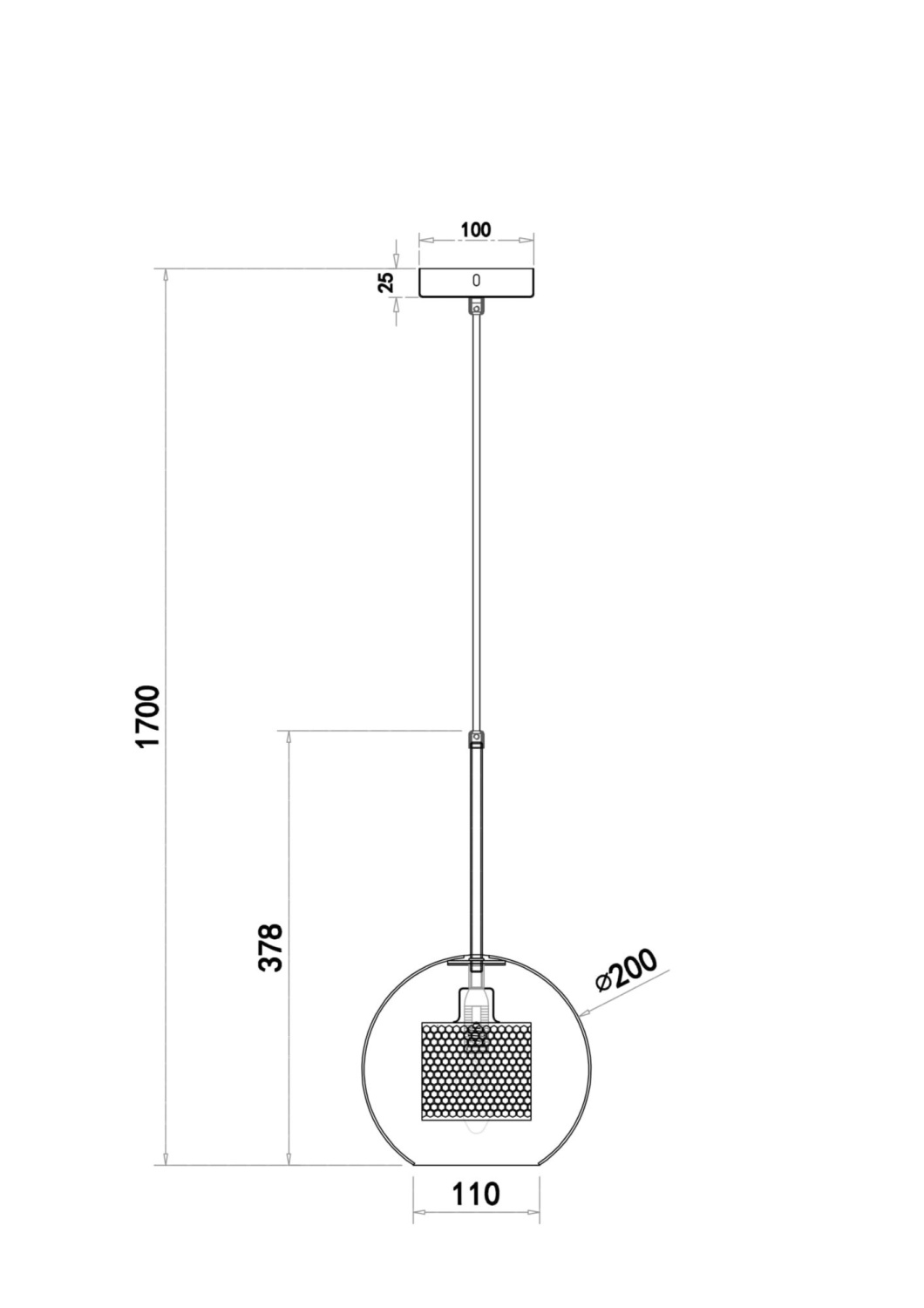 Freya Modern Bogota Подвесной светильник цвет: никель FR8018PL-01N