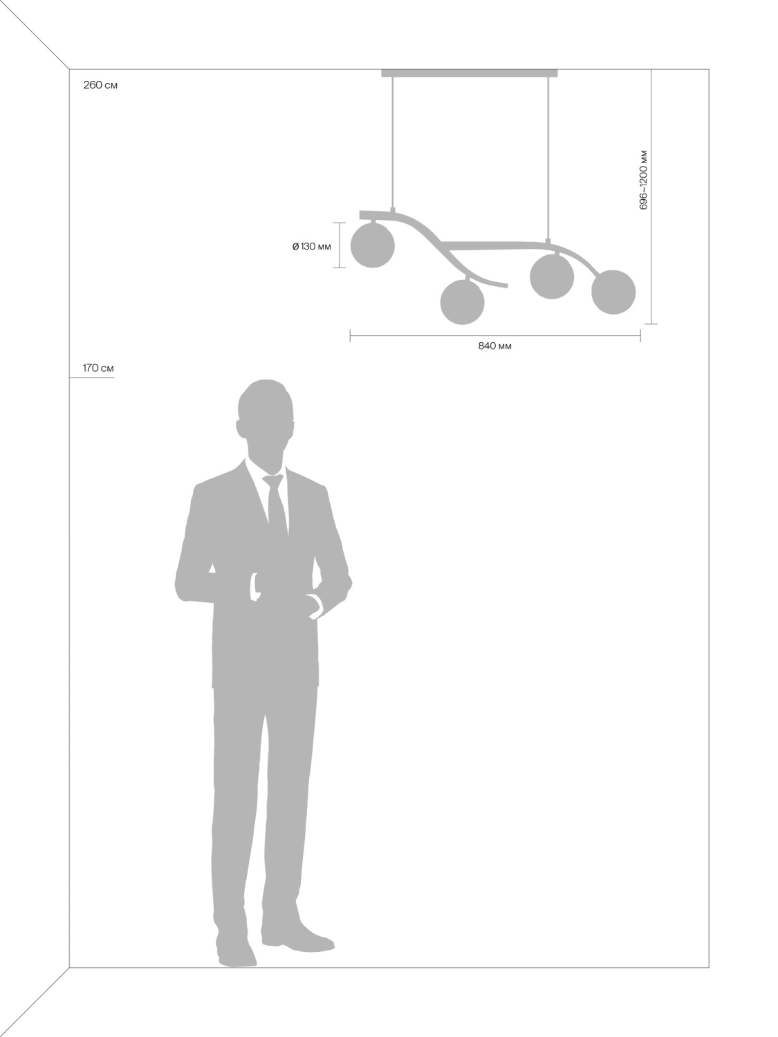 Freya Modern Rosella Подвесной светильник цвет: латунь FR8014PL-04BS