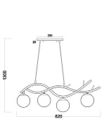 Freya Modern Rosella Подвесной светильник цвет: латунь FR8014PL-04BS