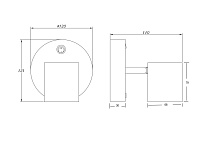 Freya LED PointFive Спот цвет: белый FR10006CW-L6W