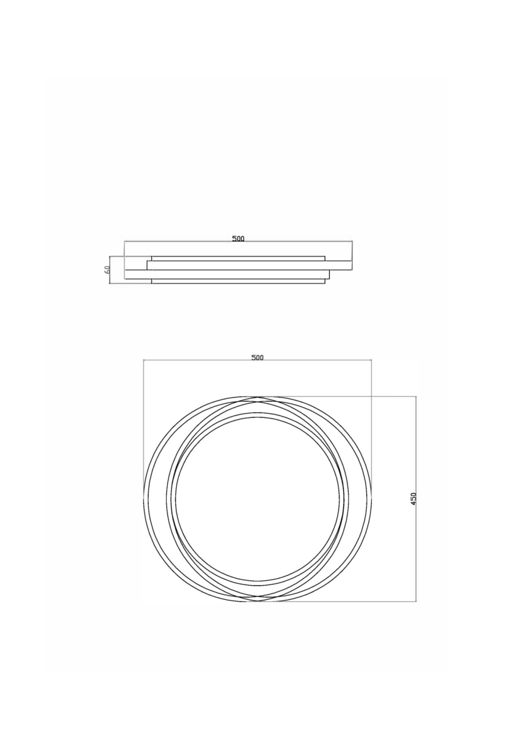 Freya LED Lisoa Потолочный светильник цвет: черный FR10031CL-L98B