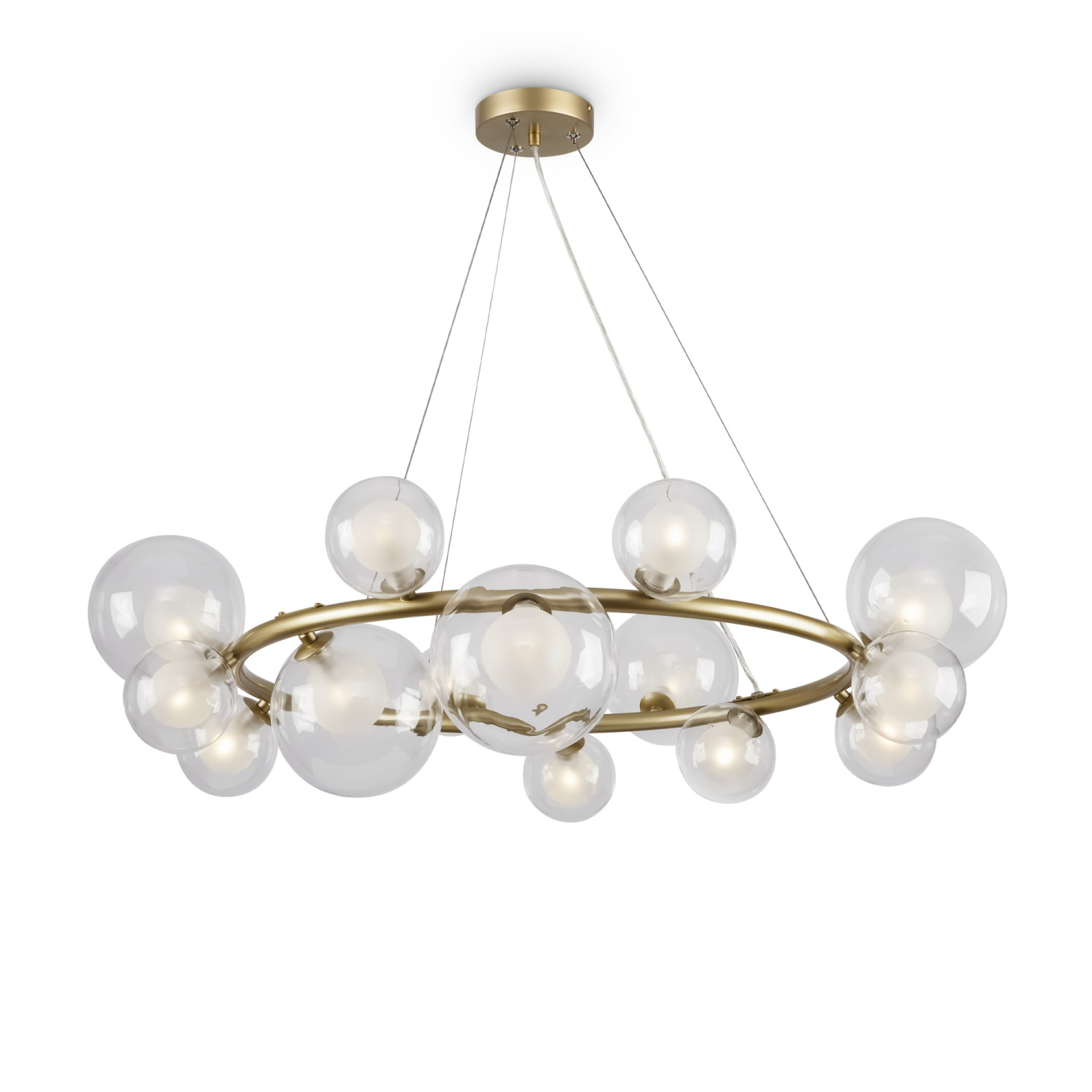 Freya Modern Duo Подвесной светильник цвет: латунь FR5139PL-14MG