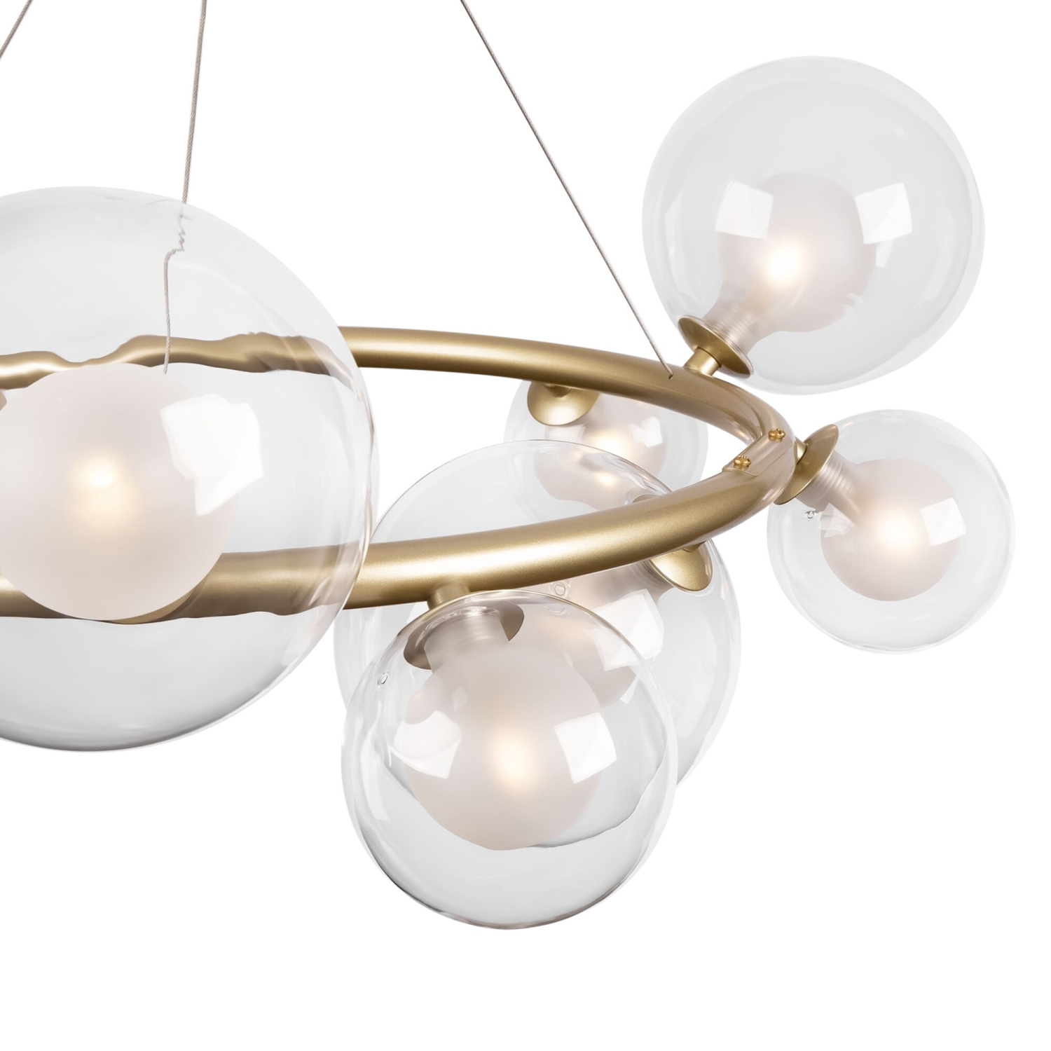 Freya Modern Duo Подвесной светильник цвет: латунь FR5139PL-10MG