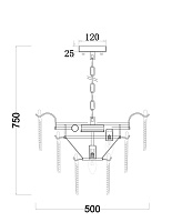 Freya Modern Hloya Люстра цвет: золото FR5143PL-07G