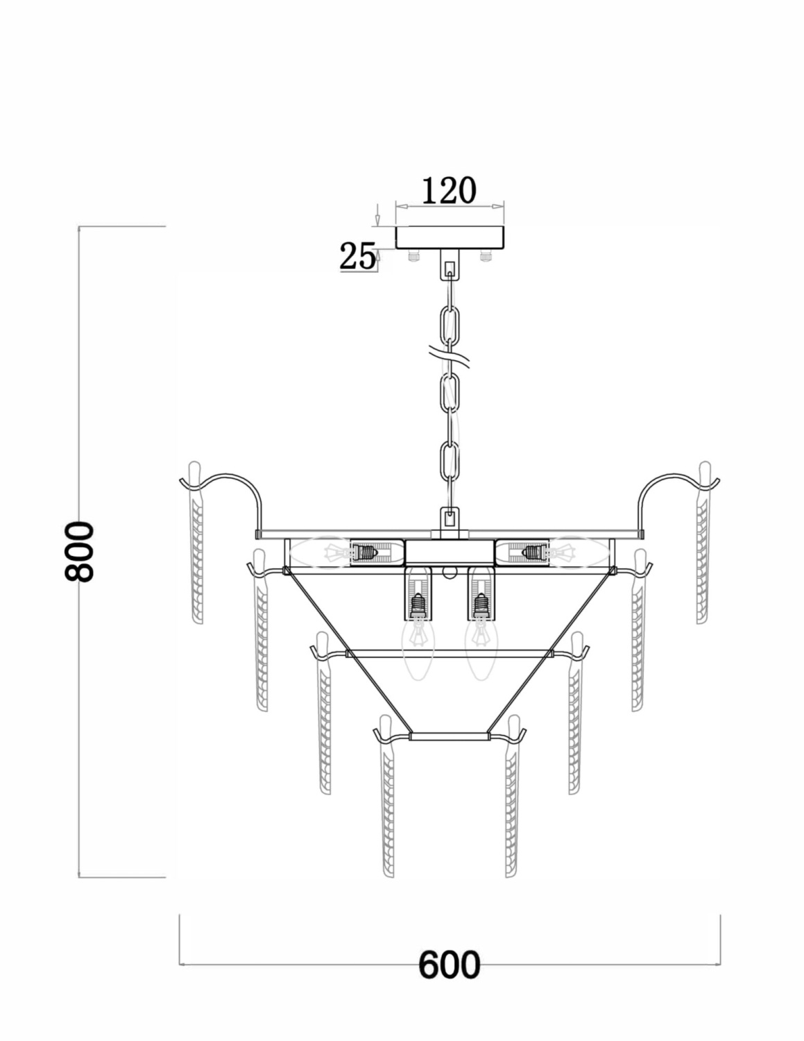 Freya Modern Hloya Люстра цвет: золото FR5143PL-09G